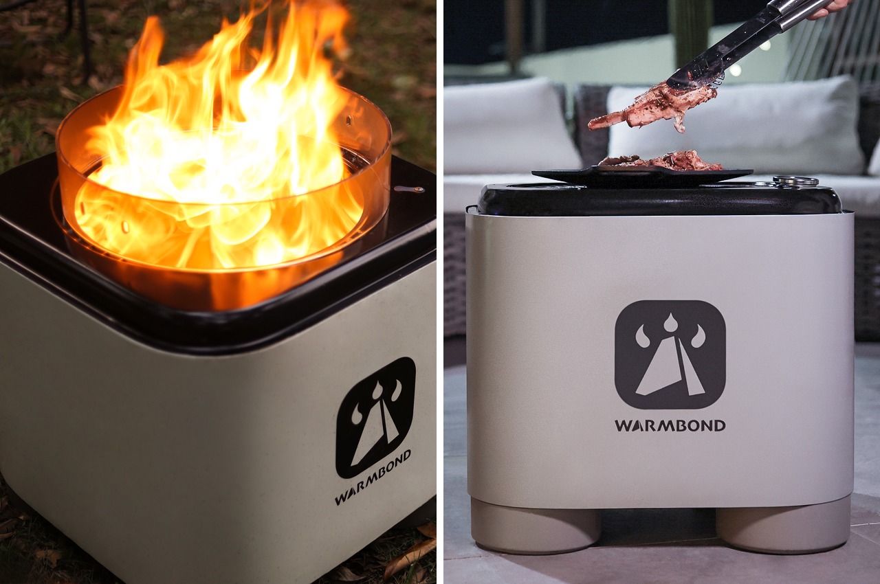 #All-in-one smokeless portable fire pit lets you do everything from warm your hands to grill steaks