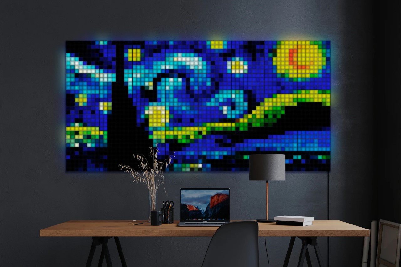 Forget smart lamps, these modular pixelated LED panels let you practically design your own ambiance