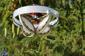 Drone designed to collect DNA on tall tree branches has a suprising style to increase biodiversity