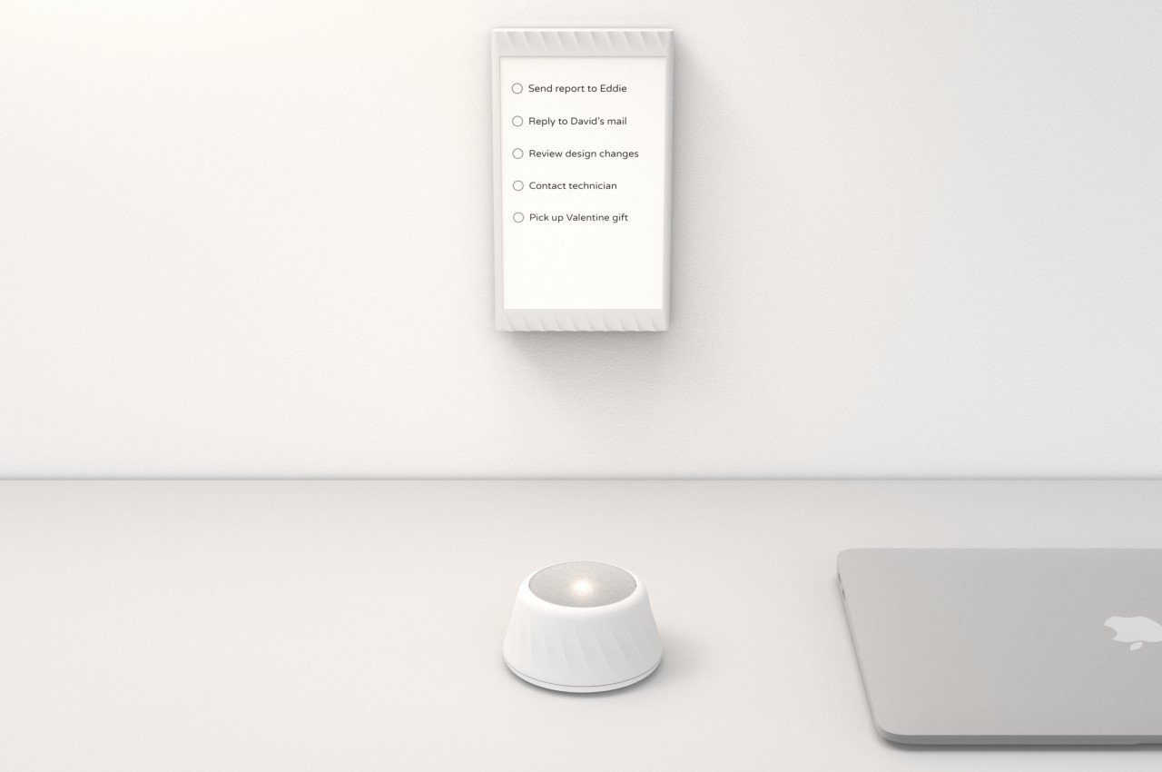 #E-Ink wall display and desk dial offer a fusion of digital and analog productivity