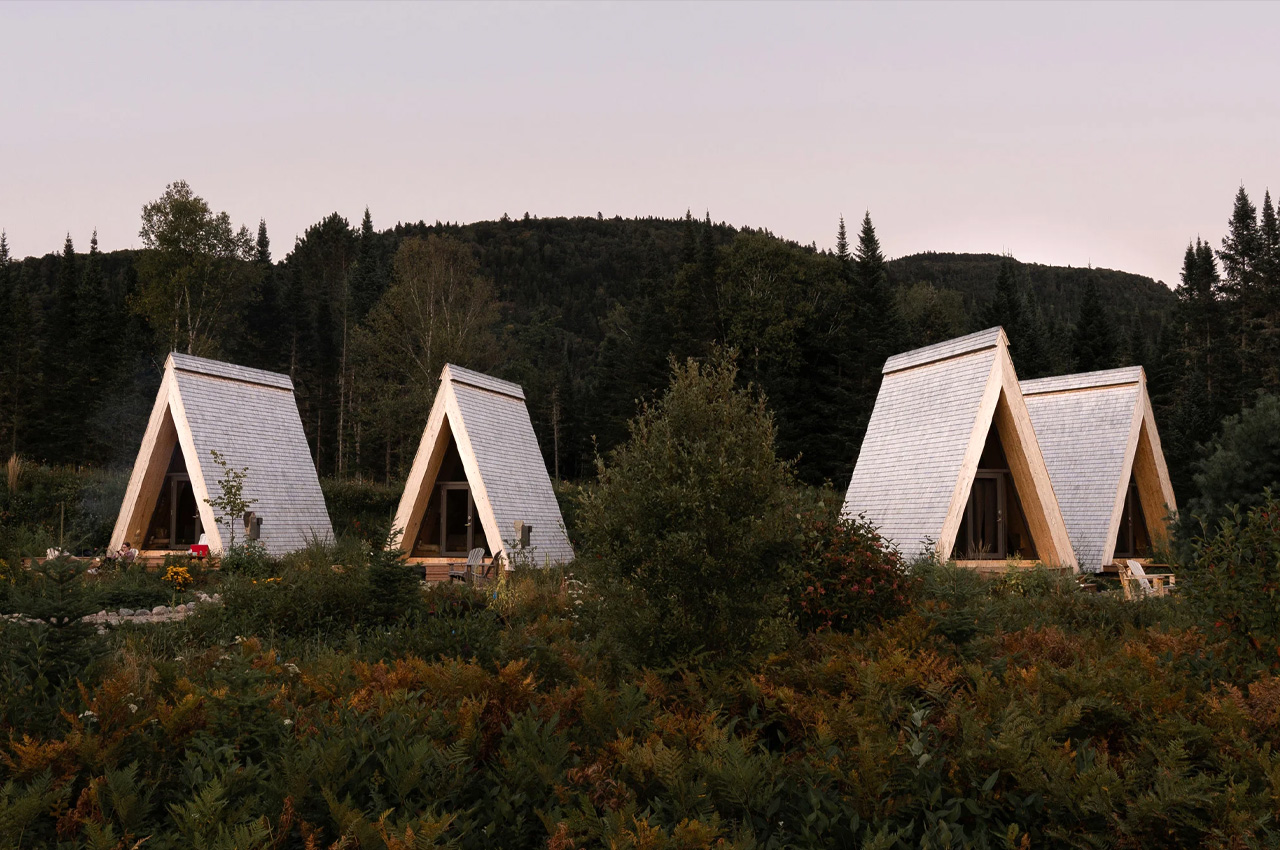 #These quaint A-frame micro-cabins in the Canadian forest are the ideal nature retreat
