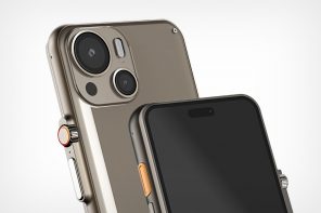 iPhone Ultra Concept images show a rugged phone with Apple Watch Ultra design elements, and a new camera layout