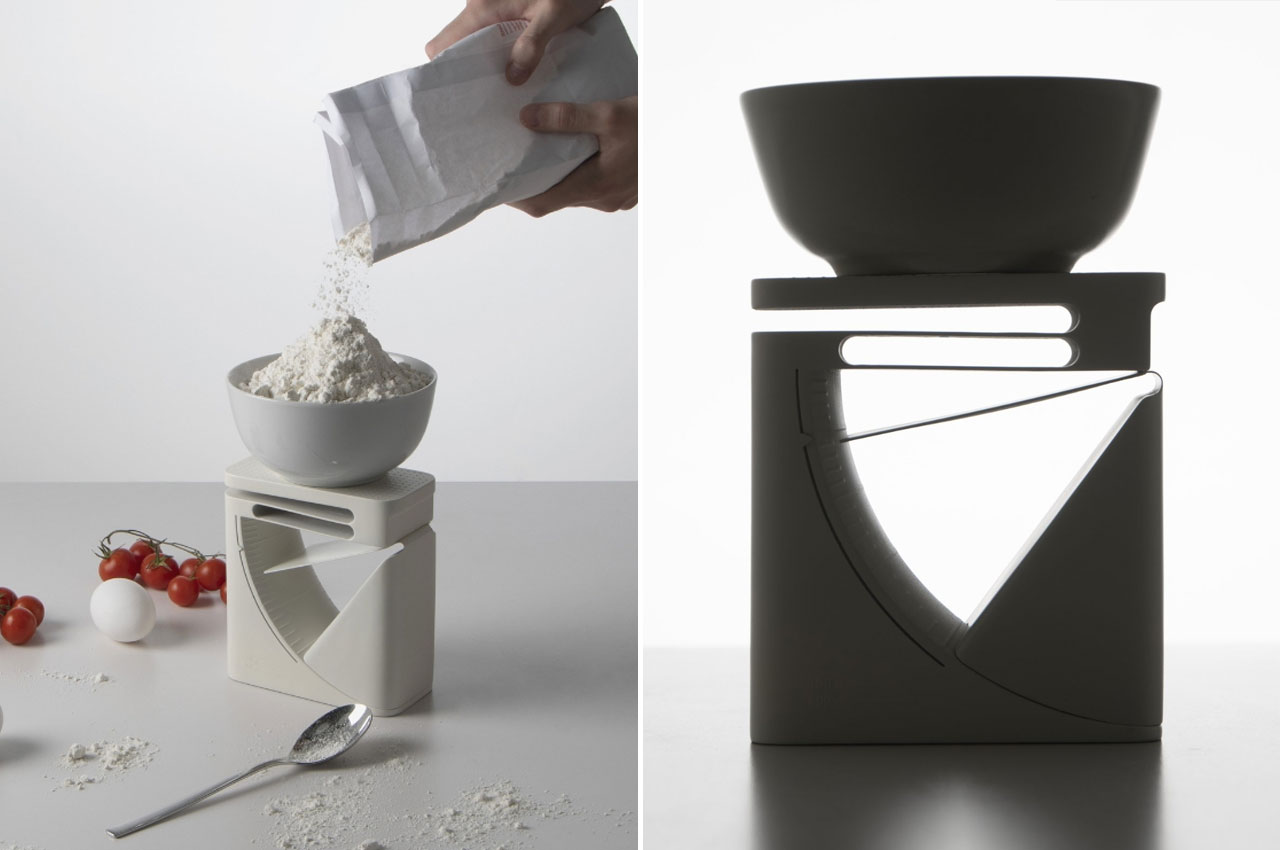 #Minimalist weighing scale design uses one material and just two parts