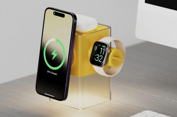 Multifunctional wireless charger concept offers a more tactile experience