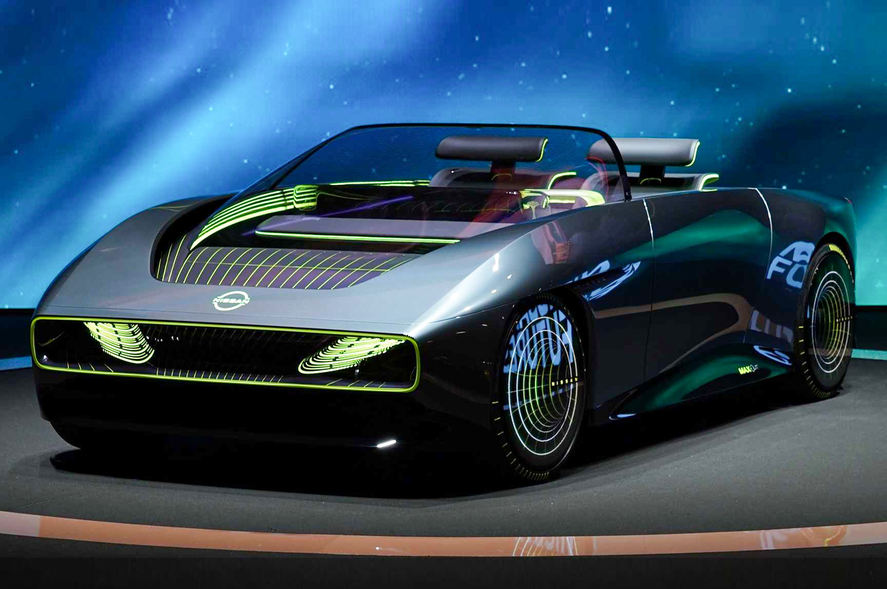 #Nissan unveils Max-Out sports convertible concept oozing out Tron Legacy elements
