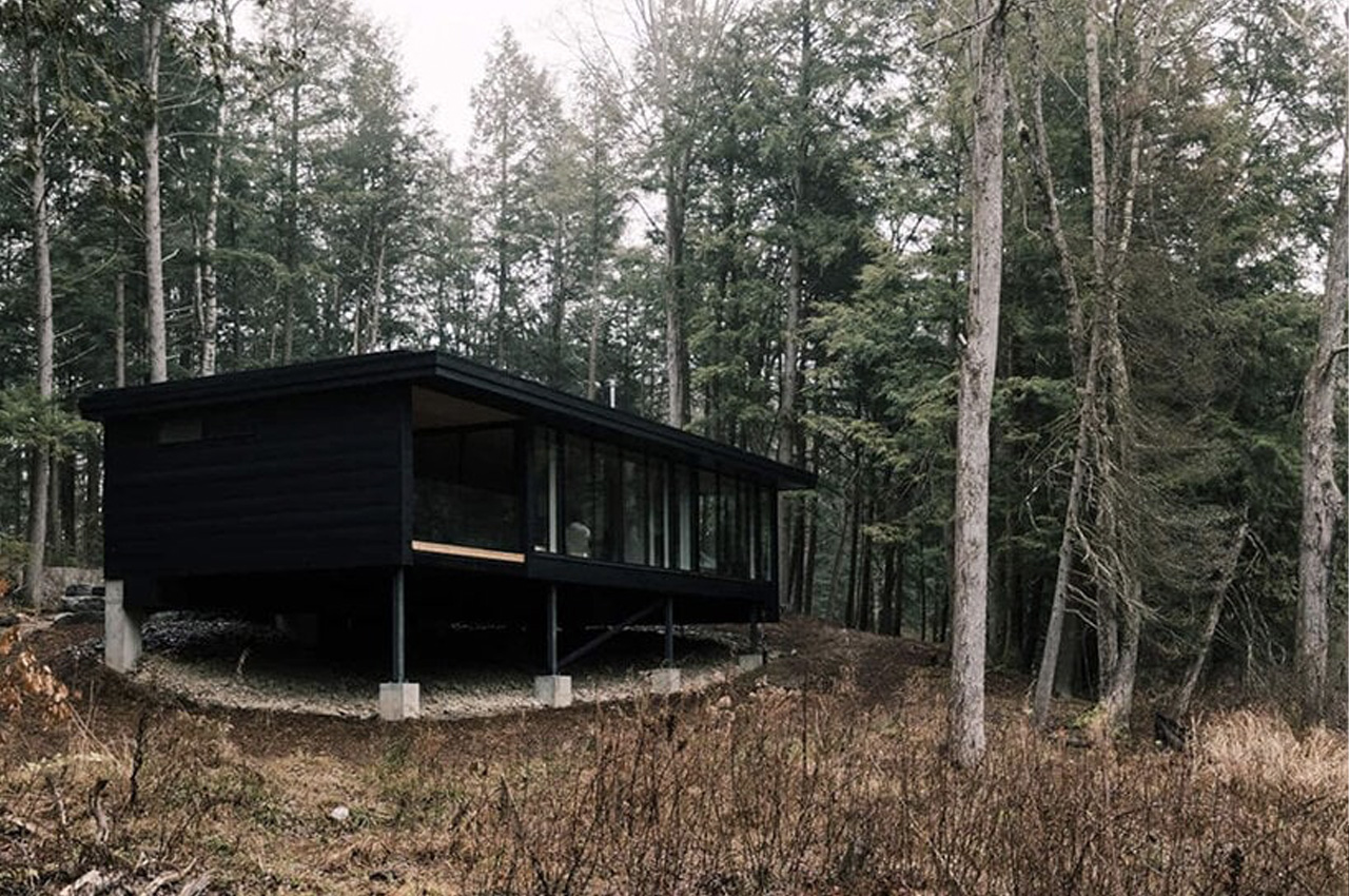 #This tranquil retreat in rural Canada harmoniously merges Nordic + Japanese influences
