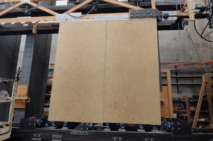This new carbon negative material made using processed grass is meant to replace traditional OSB boards