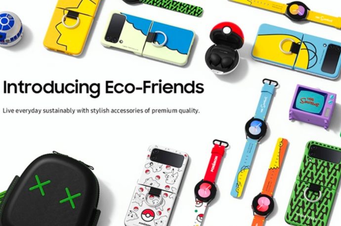 Samsung’s Eco-Friends accessory line is made from post consumer material