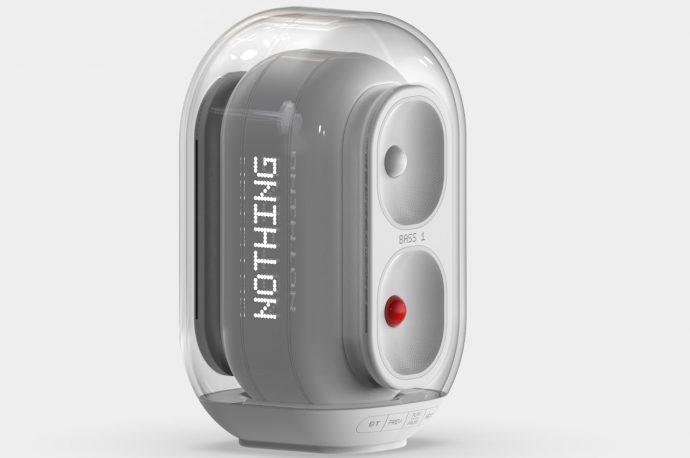 See-through Nothing speakers in Black or White will liven up any house party