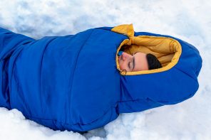 Aerogel-filled sleeping bag was designed to keep you warm even in temperatures of -40° F