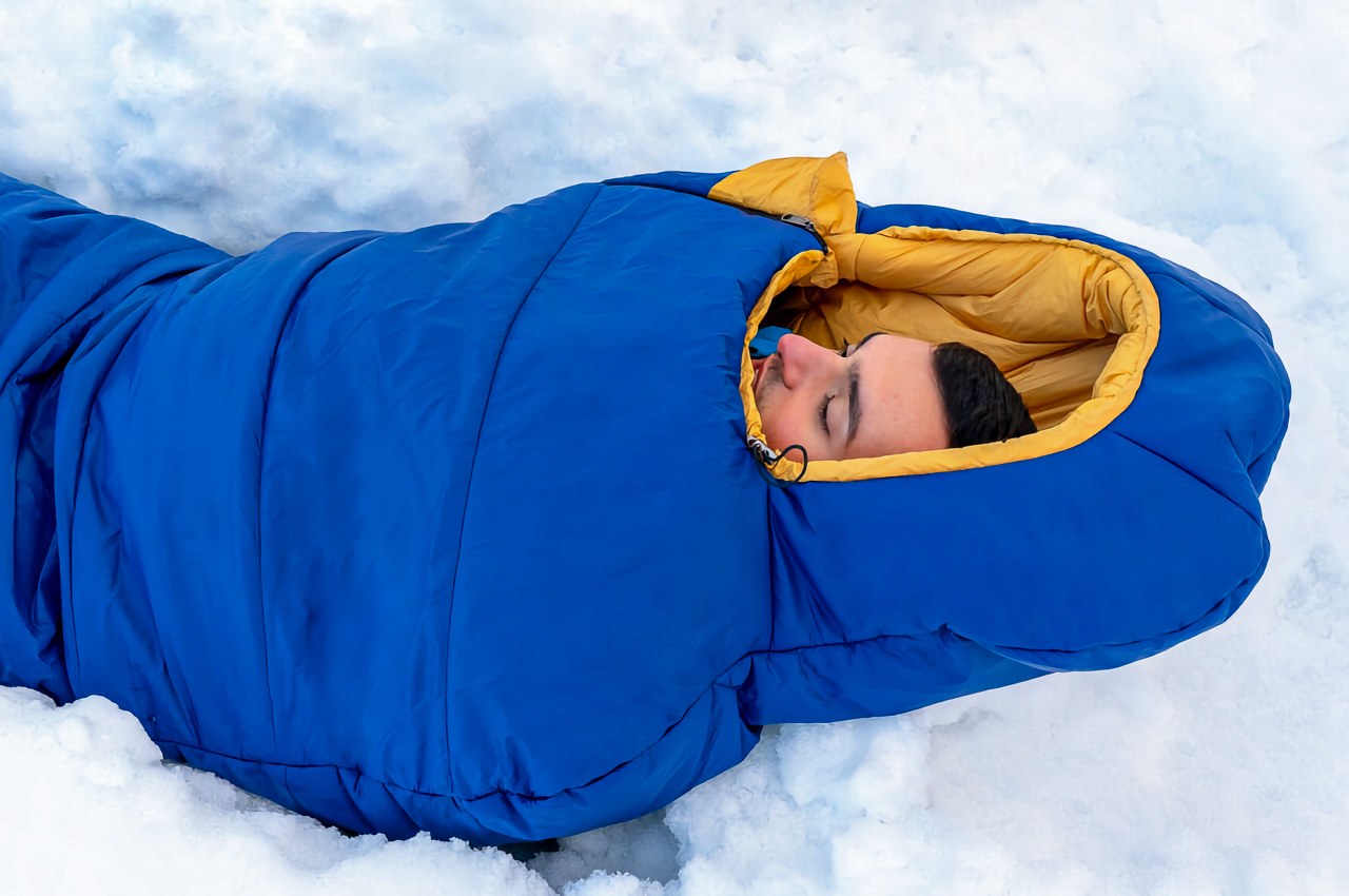 #Aerogel-filled sleeping bag was designed to keep you warm even in temperatures of -40° F