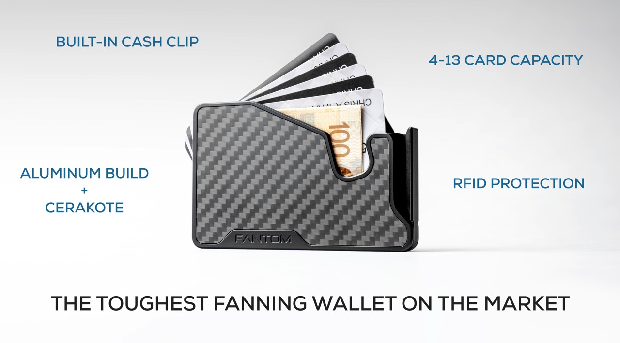 The ultimate minimalist wallet features a super-slim design with ...