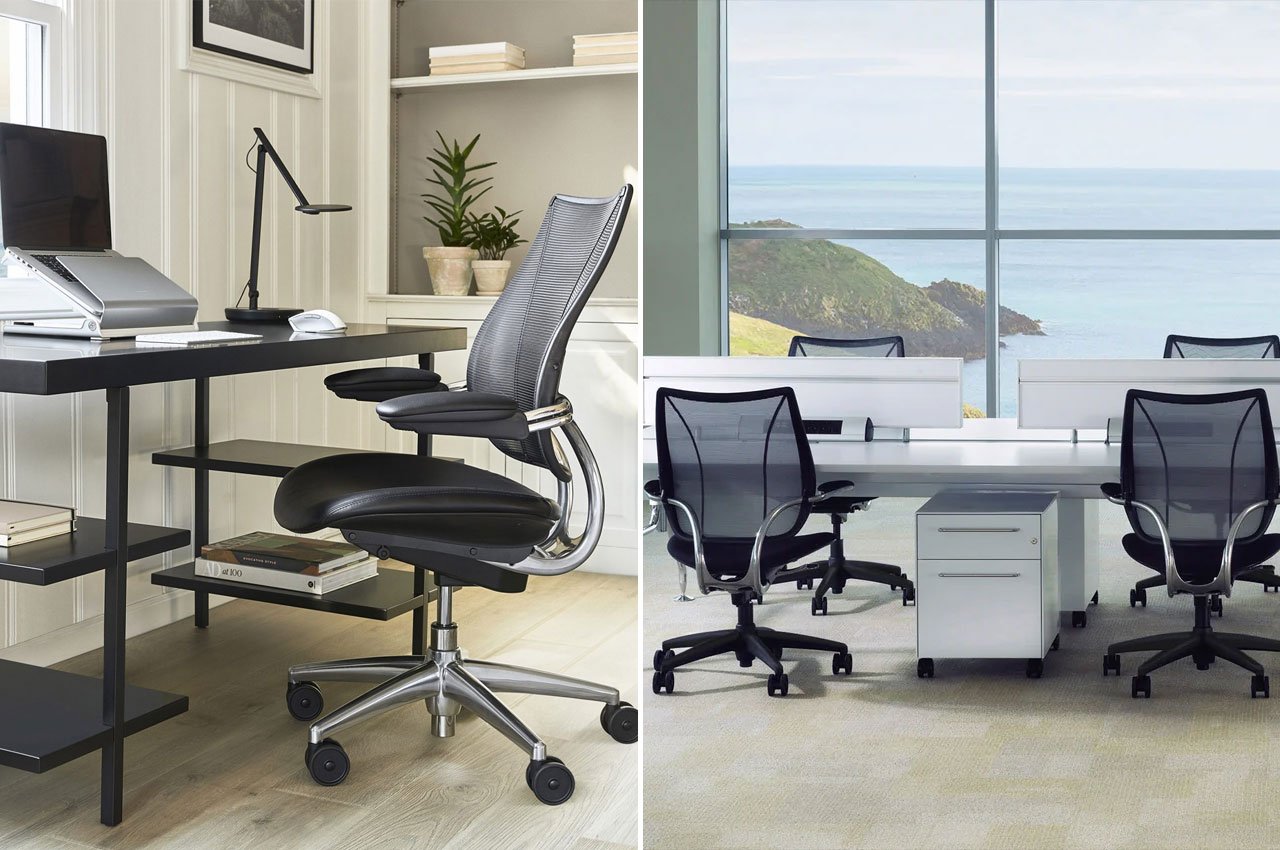 #This ergonomic net positive office chair is the first task chair made from recycled fishing nets