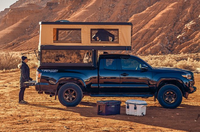 This pop-up roof camper with highest interior living space will take you on comforting backcountry adventures