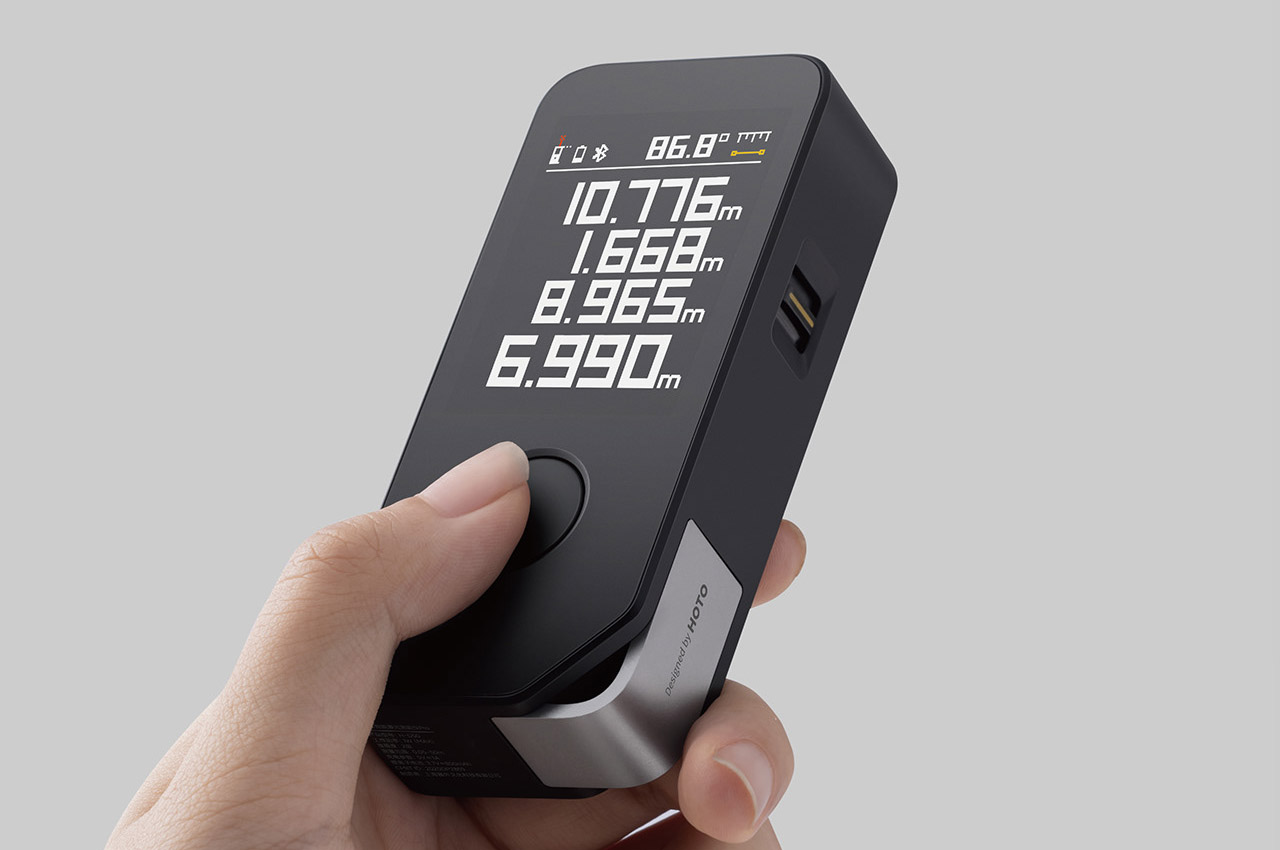 #This smart laser distance meter measures and documents in the most intelligent way