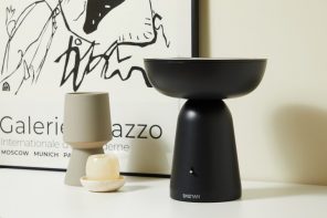 Ultrasonic cleaner concept masquerades as a beautiful piece of sculptural art