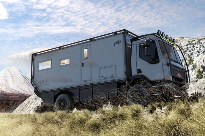 With a shipping container-like body, LOKI Discovery Series is expedition vehicle that touches all pain points