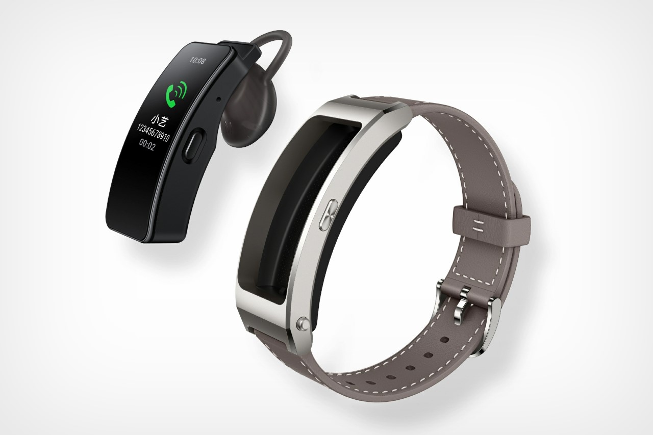 #Huawei somehow outdoes itself by launching the TalkBand B7 watch with a pop-out Bluetooth earpiece