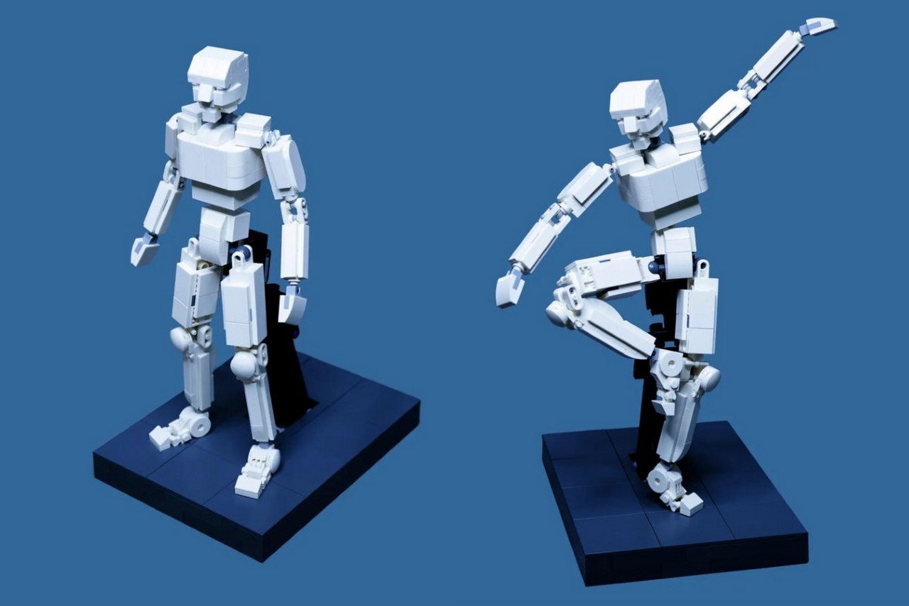 #LEGO mannequin with repositionable limbs makes sketching/animation easier, and can be modified too
