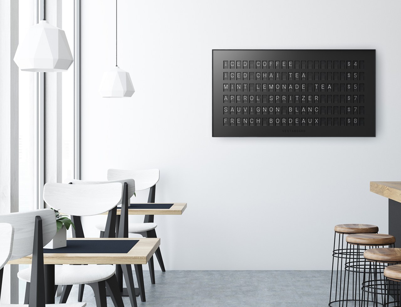 Beautiful messaging display creates a delightful way to connect with family and colleagues