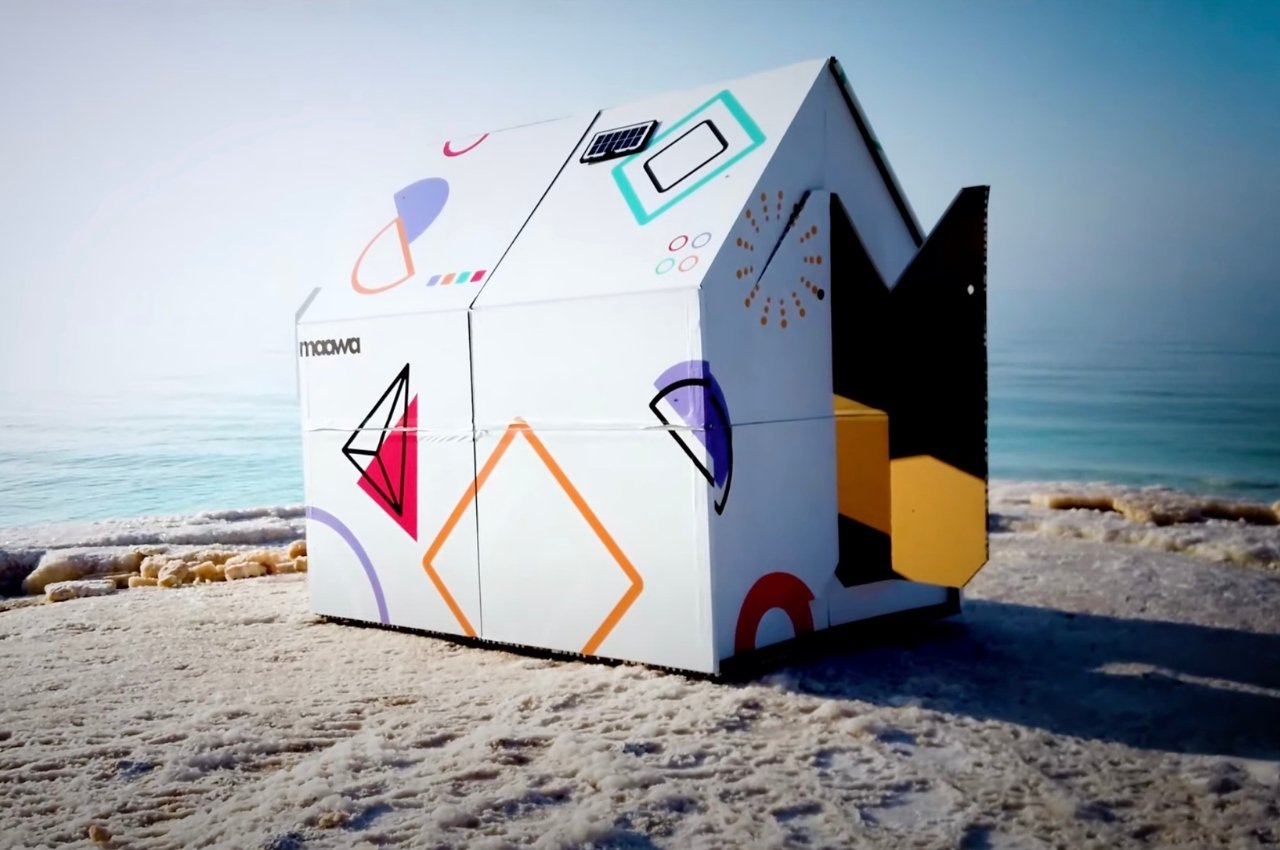 #These eco-friendly pop-up shelters can be transported in a suitcase