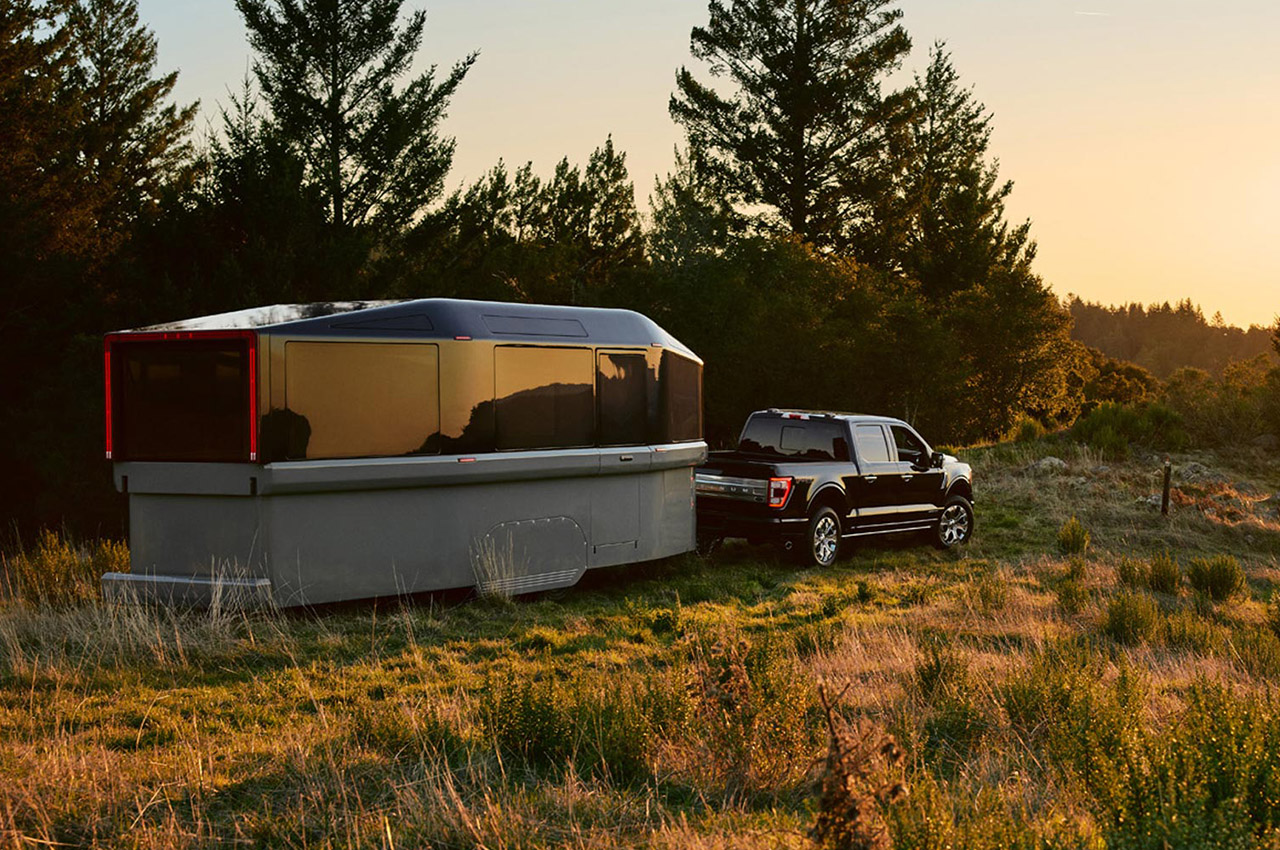 More aerodynamic than other EV trailers, Lightship L1 is designed for extended off-grid time and reduced drag