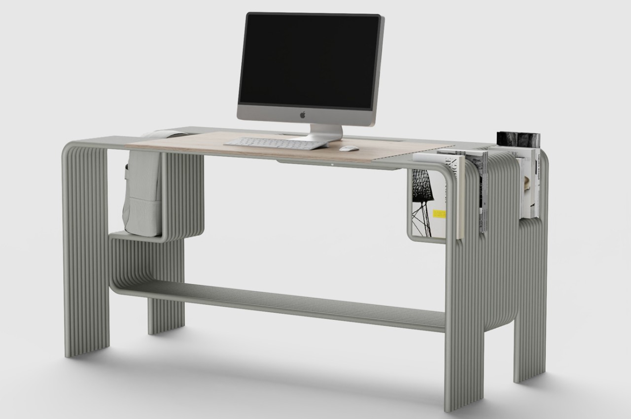 #Pipeline desk concept puts an interesting literal spin on your workflow
