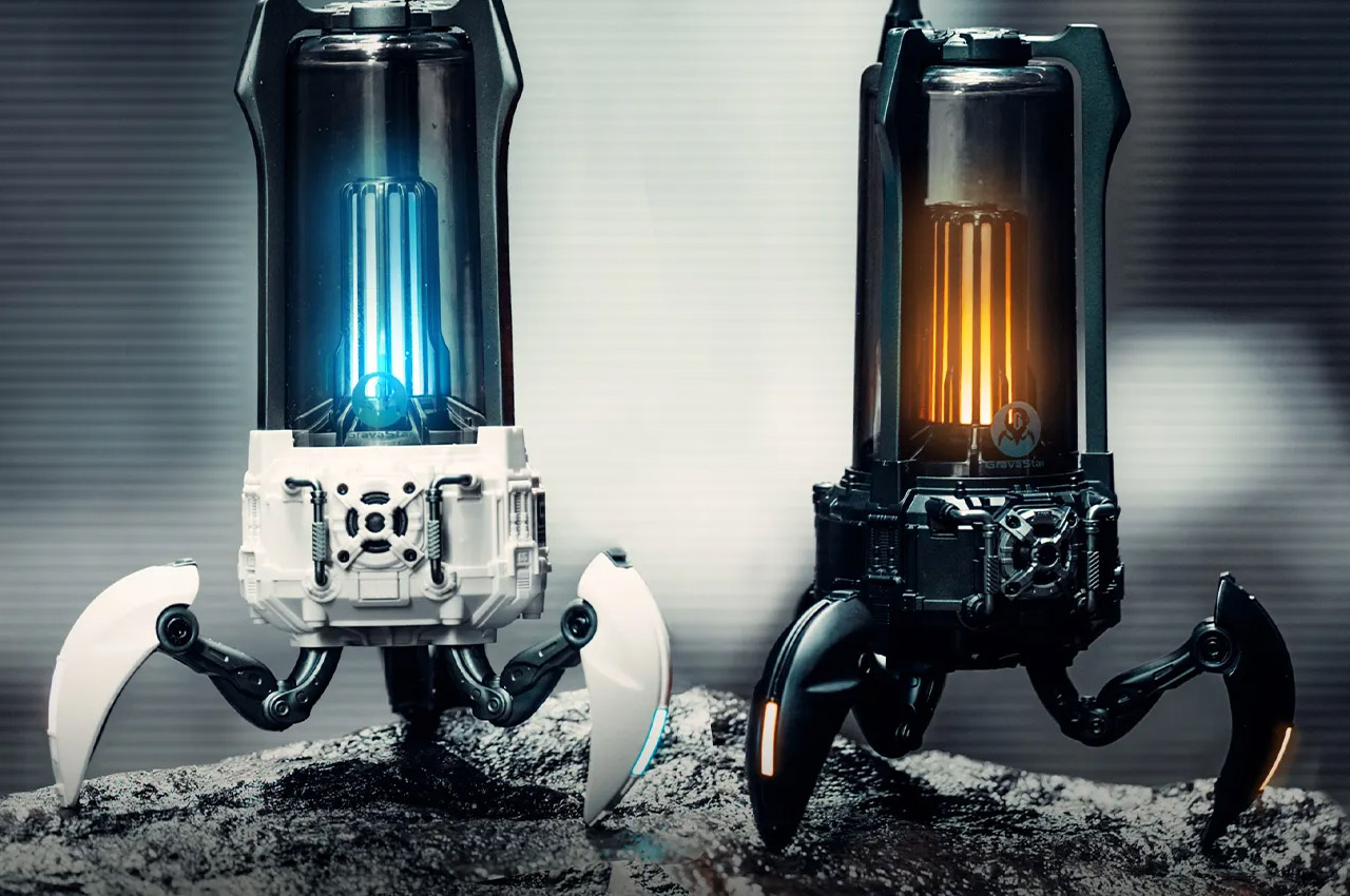 Robot-inspired GravaStar Supernova speaker doubles as lantern for