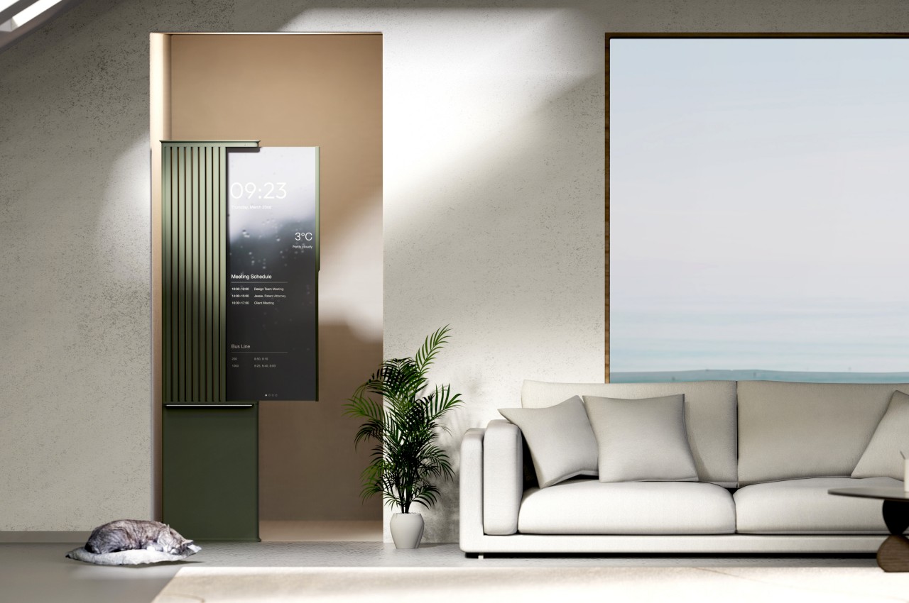 Sliding Doorway Display Borrows a Scenery to Enchant and