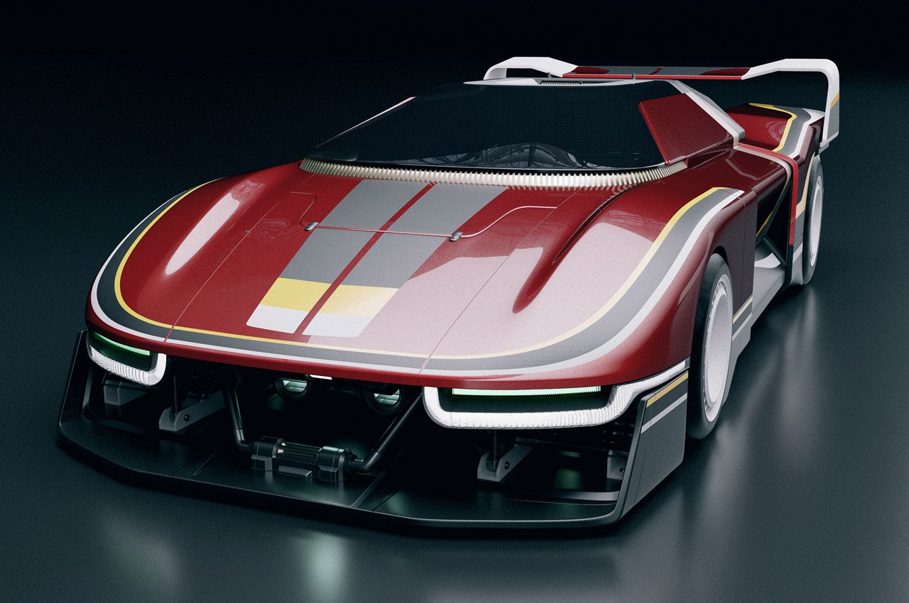 #This hyper-realistic plasma energy-powered supercar kills with its retro-modern persona