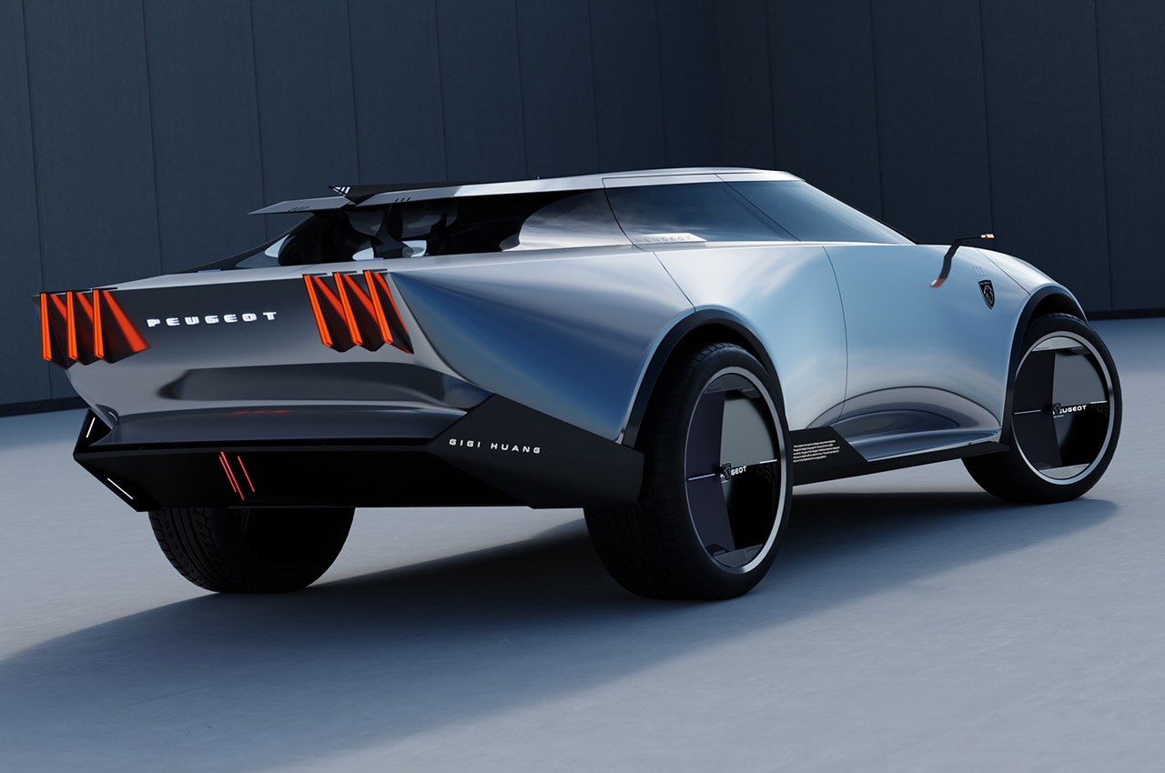 #This hydrogen propelled Peugeot concept is an ultra-edgy luxury coupe of the future