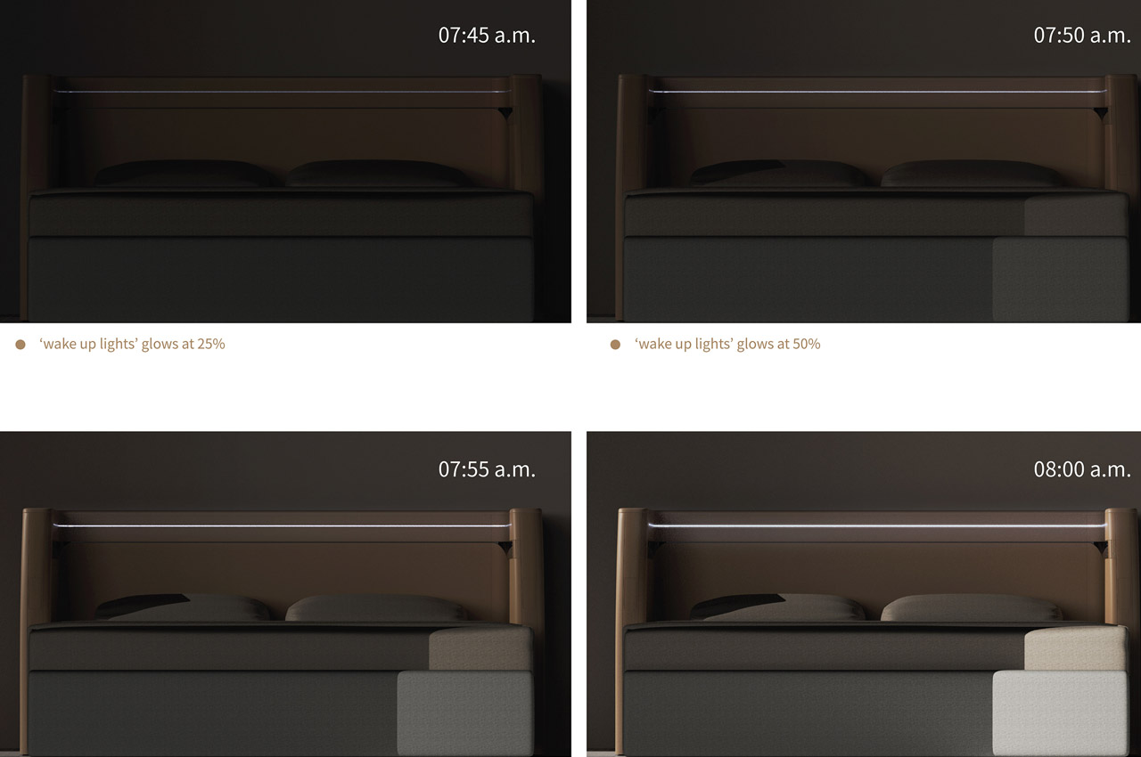 This Smart Headboard boasts a treasure trove of features while monitoring your sleeping patterns for deep slumber