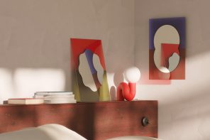 These colorful two-toned mirrors are the playful element your bedroom, living room & bathroom need