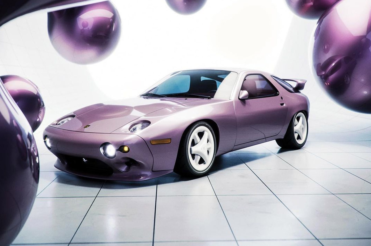 #Y2K era-inspired Nebula 928 art car dazzles in purple hue and definitive retro-futuristic aura