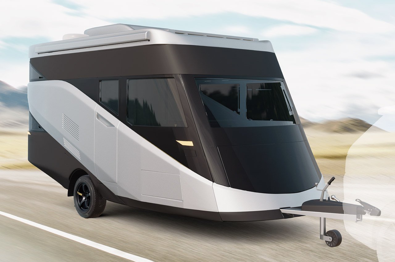 Romotow: The Foldable Camping Trailer Inspired By A USB Flash Drive