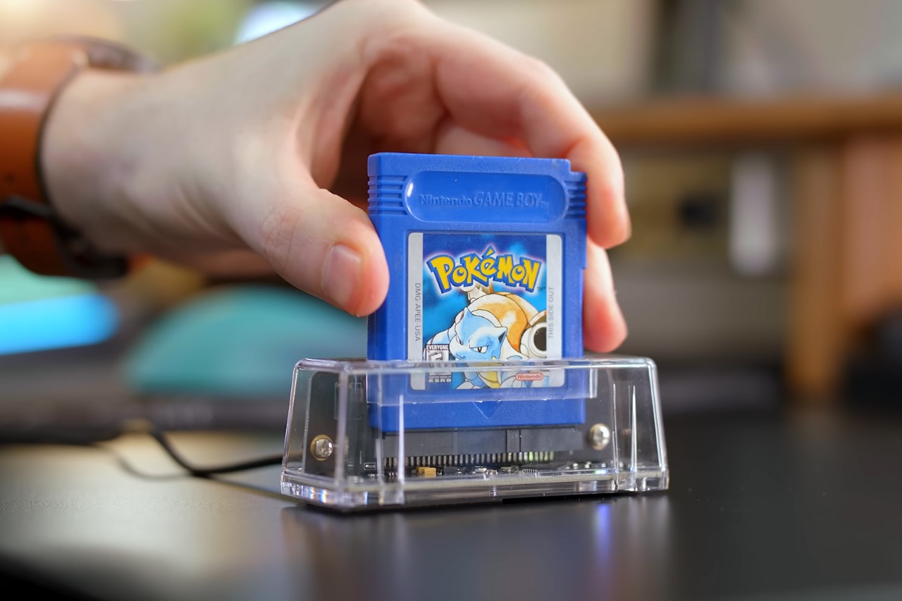 #This tiny $50 transparent dongle lets you play ANY Game Boy catridge on your desktop!