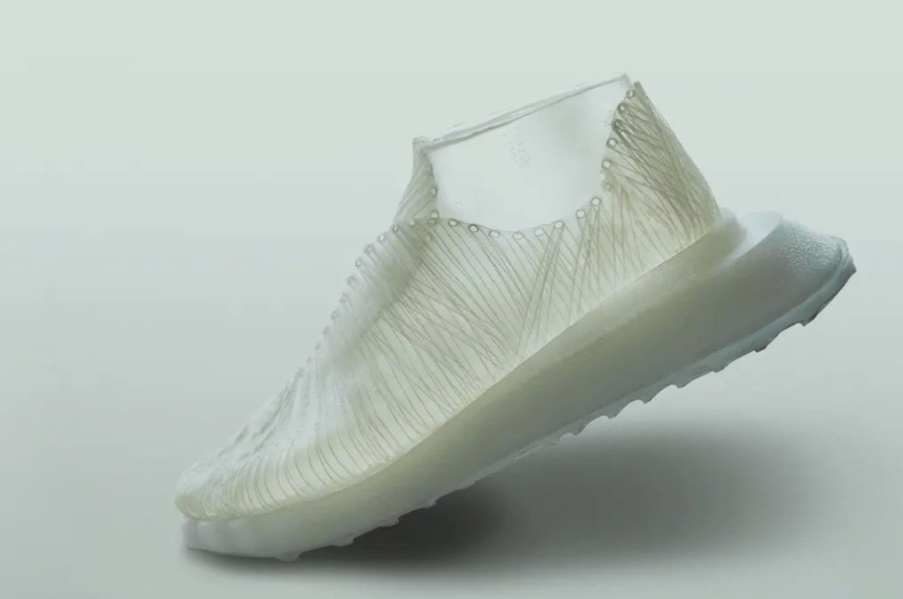 #This eco-friendly footwear material is sourced from a bacteria