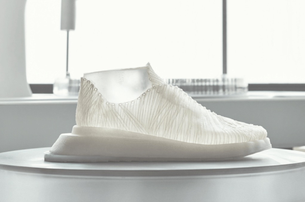 This eco-friendly footwear material is sourced from a bacteria