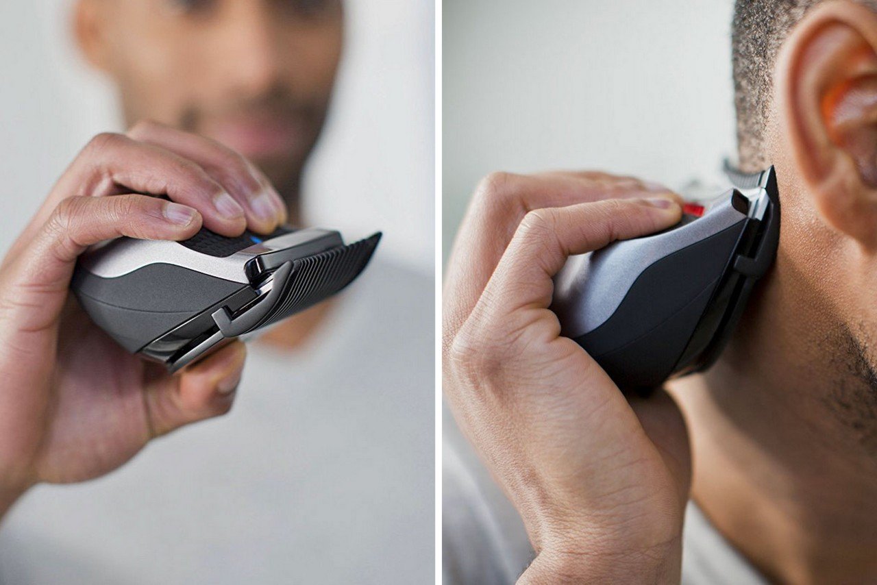 #Ergonomically designed hair-trimmer offers a great grip in a hyper-compact form facter