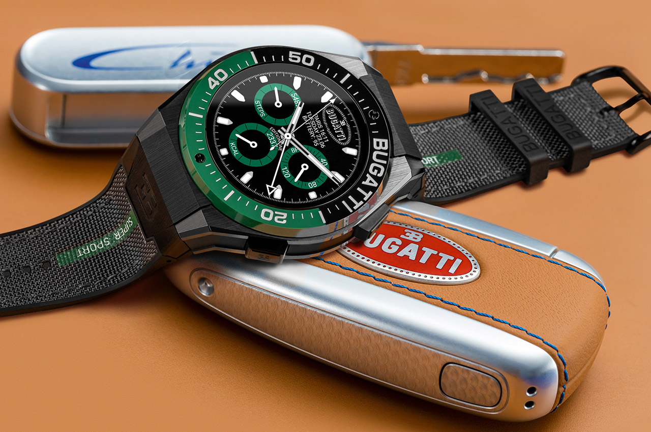 #Bugatti Ceramique Titane Edition smartwatch is more than a luxury item, it a practical timepiece for the active ones