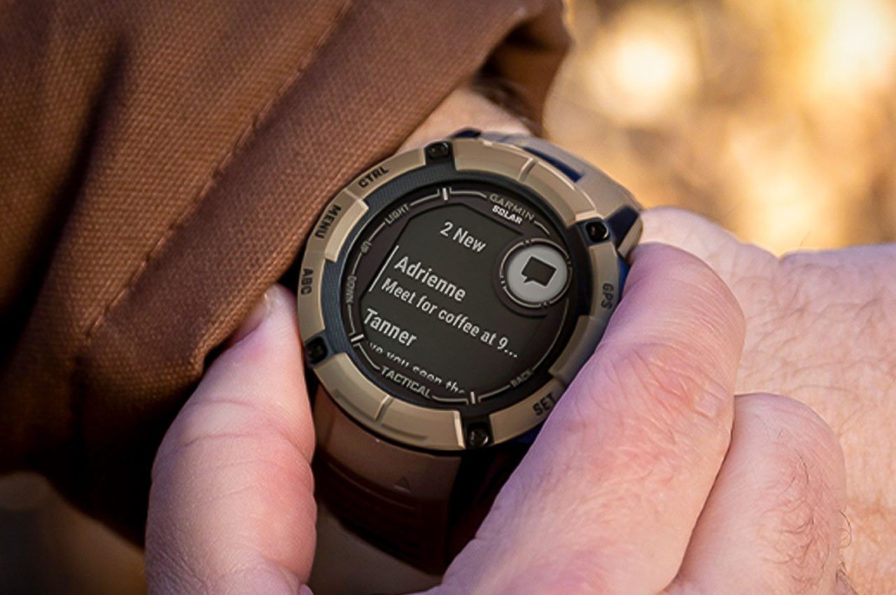#Garmin Instinct 2X Solar smartwatch with LED flashlight touts unlimited solar-powered battery life