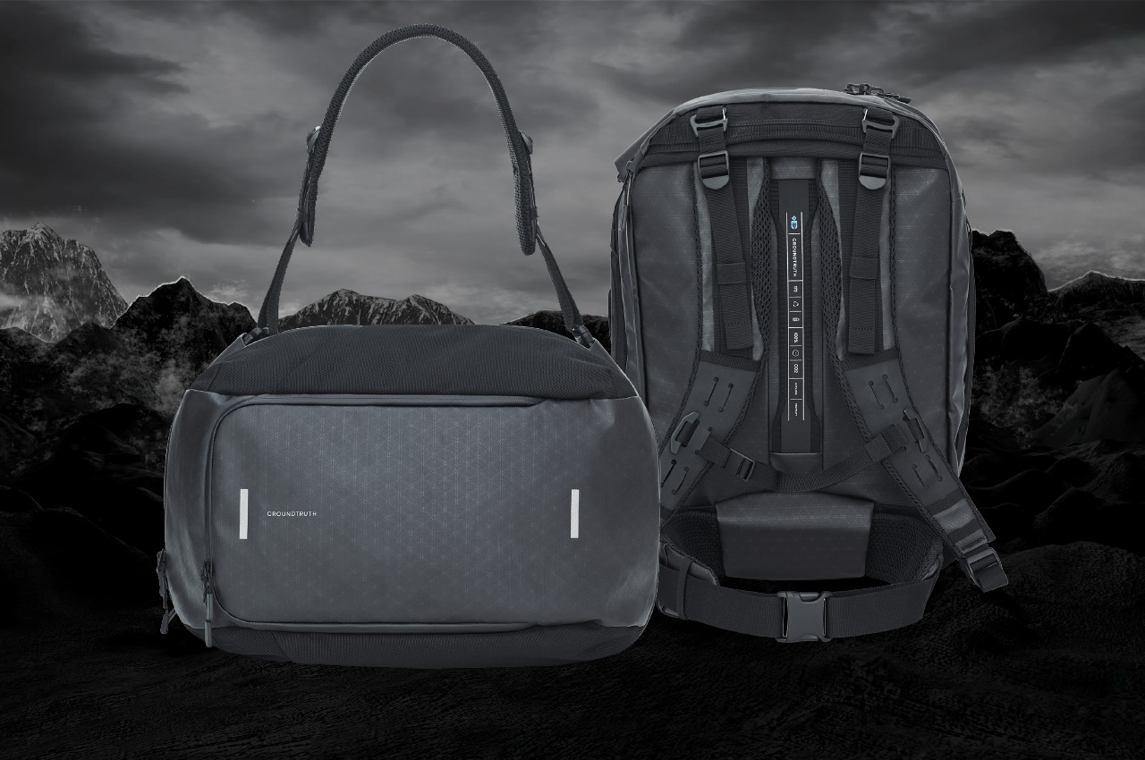 #This Carbon Neutral Backpack is built with recycled plastic and captured CO2, and is 100% storm-proof