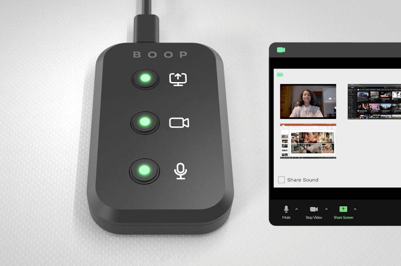 #This tiny remote gives you complete control over Virtual Meeting Software like Zoom, Teams, and Google Meet