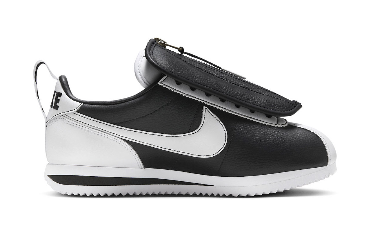 Nike Cortez 'Yin and Yang' with zippered tongue cover lends stylish look to iconic silhouette - Design