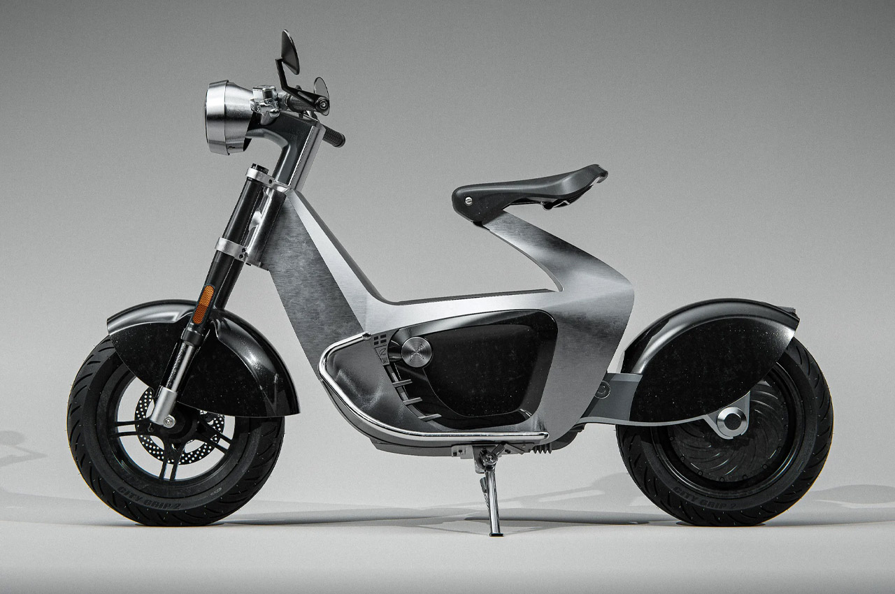 Origami-inspired Stilride 1 electric scooter is manufactured using sustainable construction processes