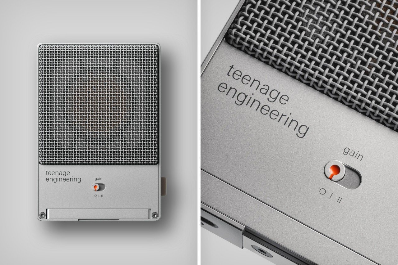 #Teenage Engineering’s CM-15 condenser microphone looks right out of Apple X Braun’s design playbook