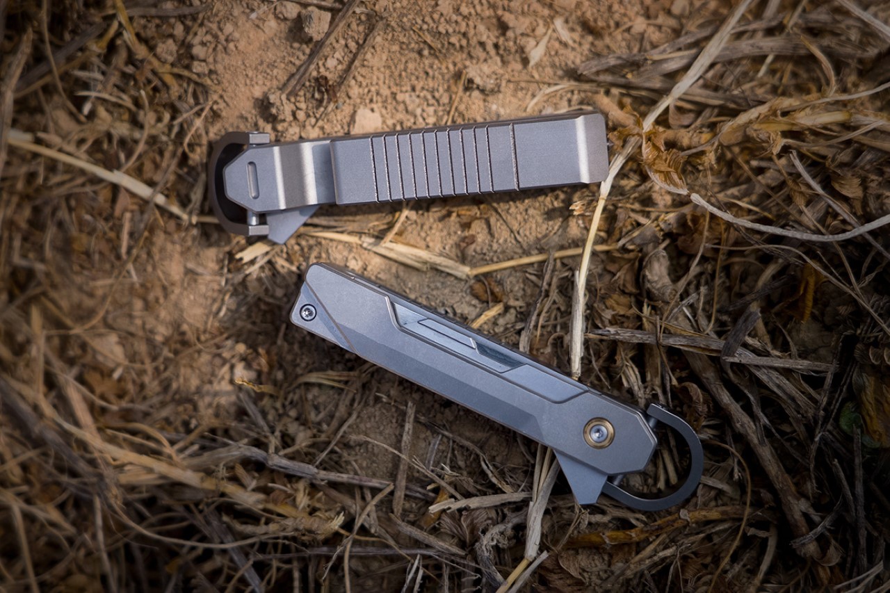 This EDC utility knife transforms the same blade into a scraper at the push  of a button - Yanko Design