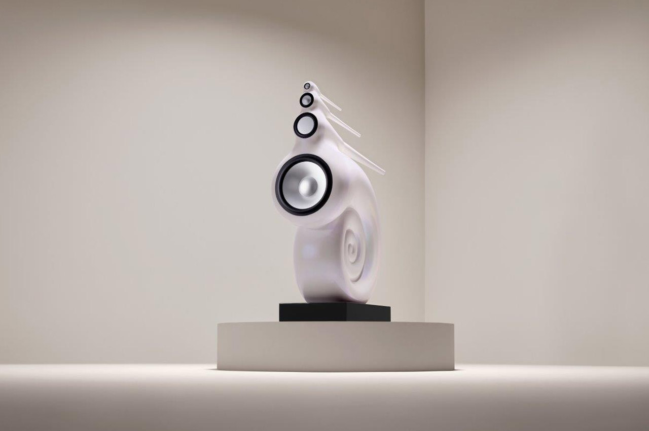 Anniversary-edition Bowers & Wilkins Nautilus is a Pearl white finished masterpiece