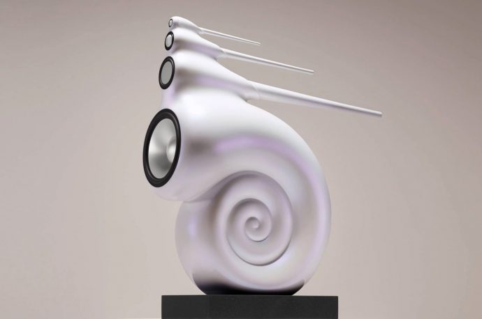 Anniversary-edition Bowers & Wilkins Nautilus is a Pearl white finished masterpiece