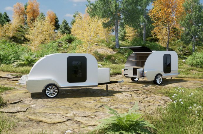 Colorado Teardrops’ EC models are for adventurers who want to experience fully electrified camping experience